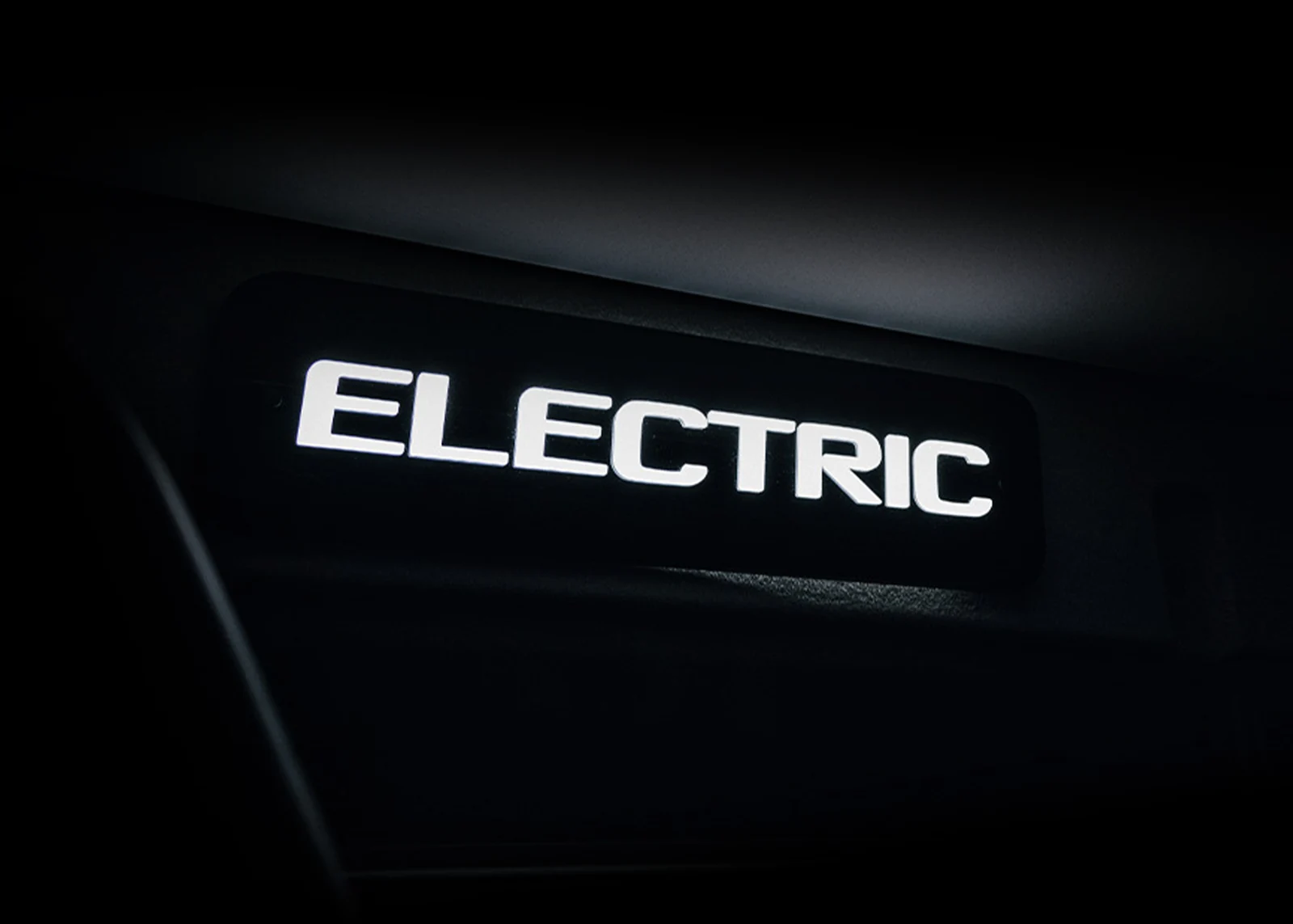 Volvo Electric illuminated sign